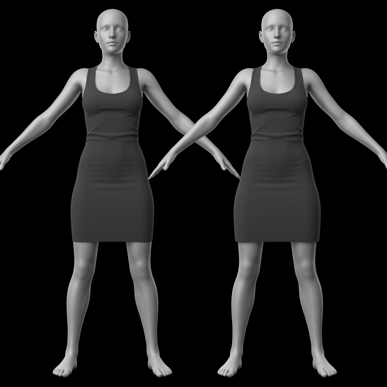 Tank Top Dress G8 Female by N/A