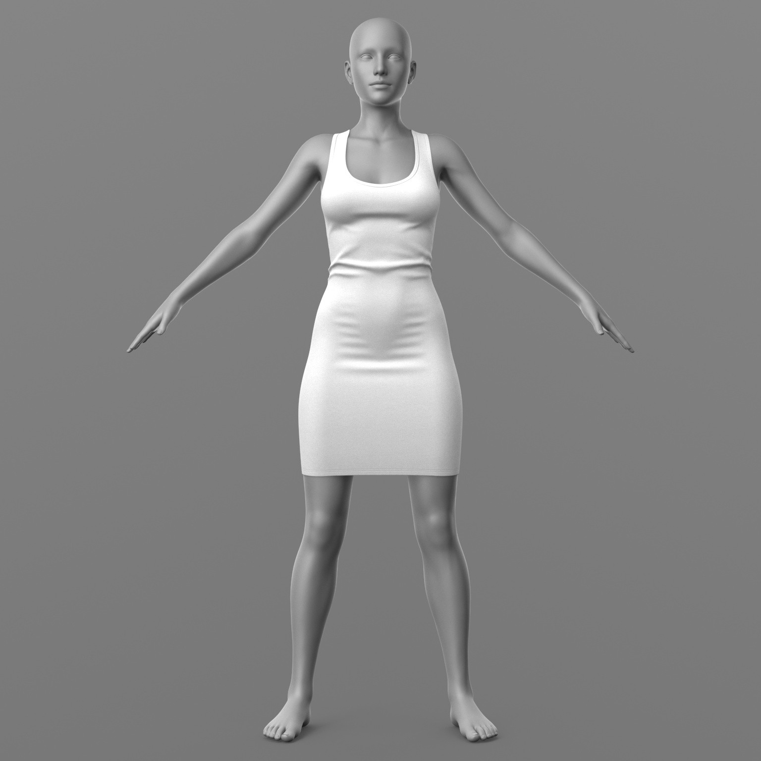 Tank Top Dress G8 Female by N/A