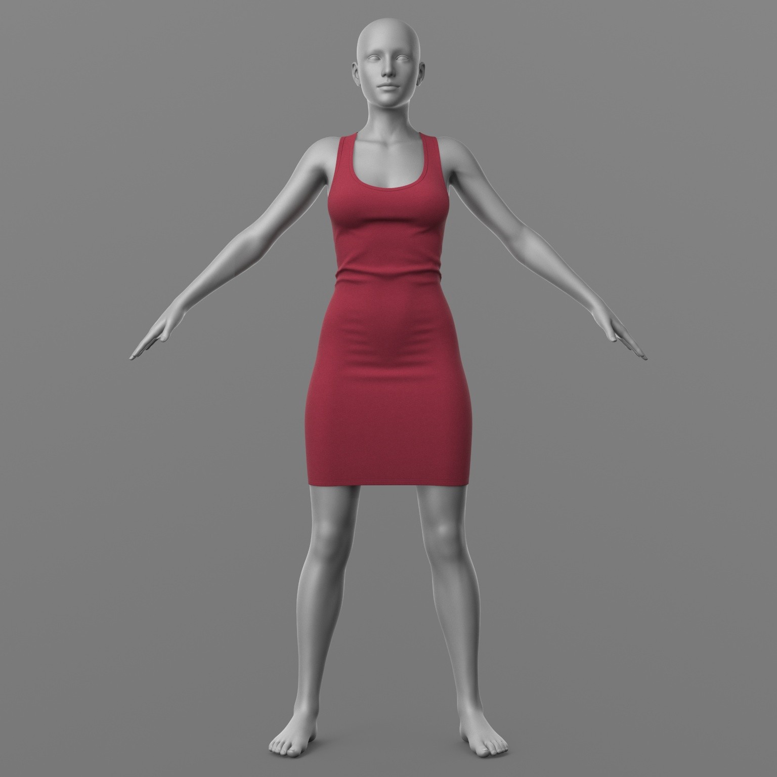 Tank Top Dress G8 Female by N/A