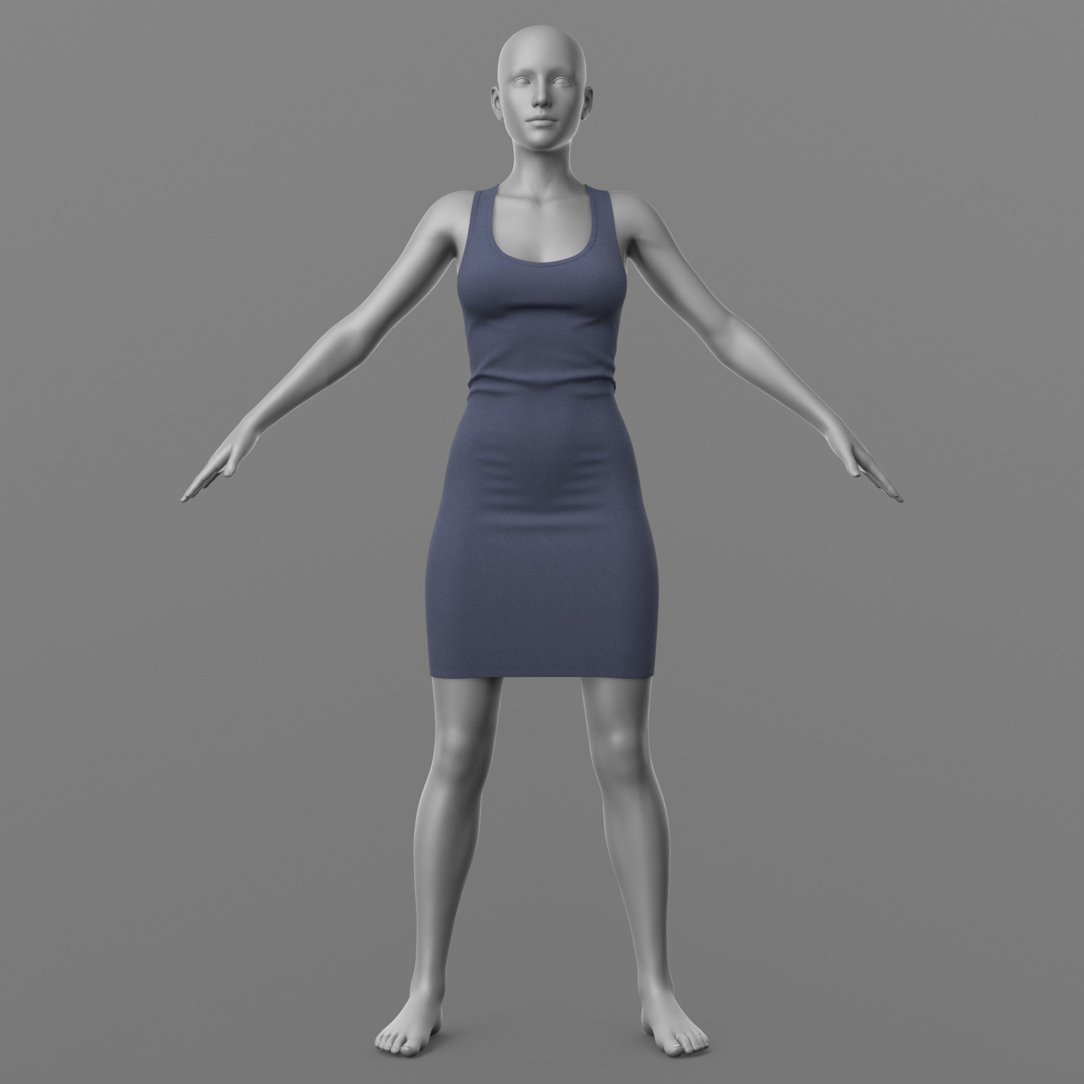 Tank Top Dress G8 Female by N/A