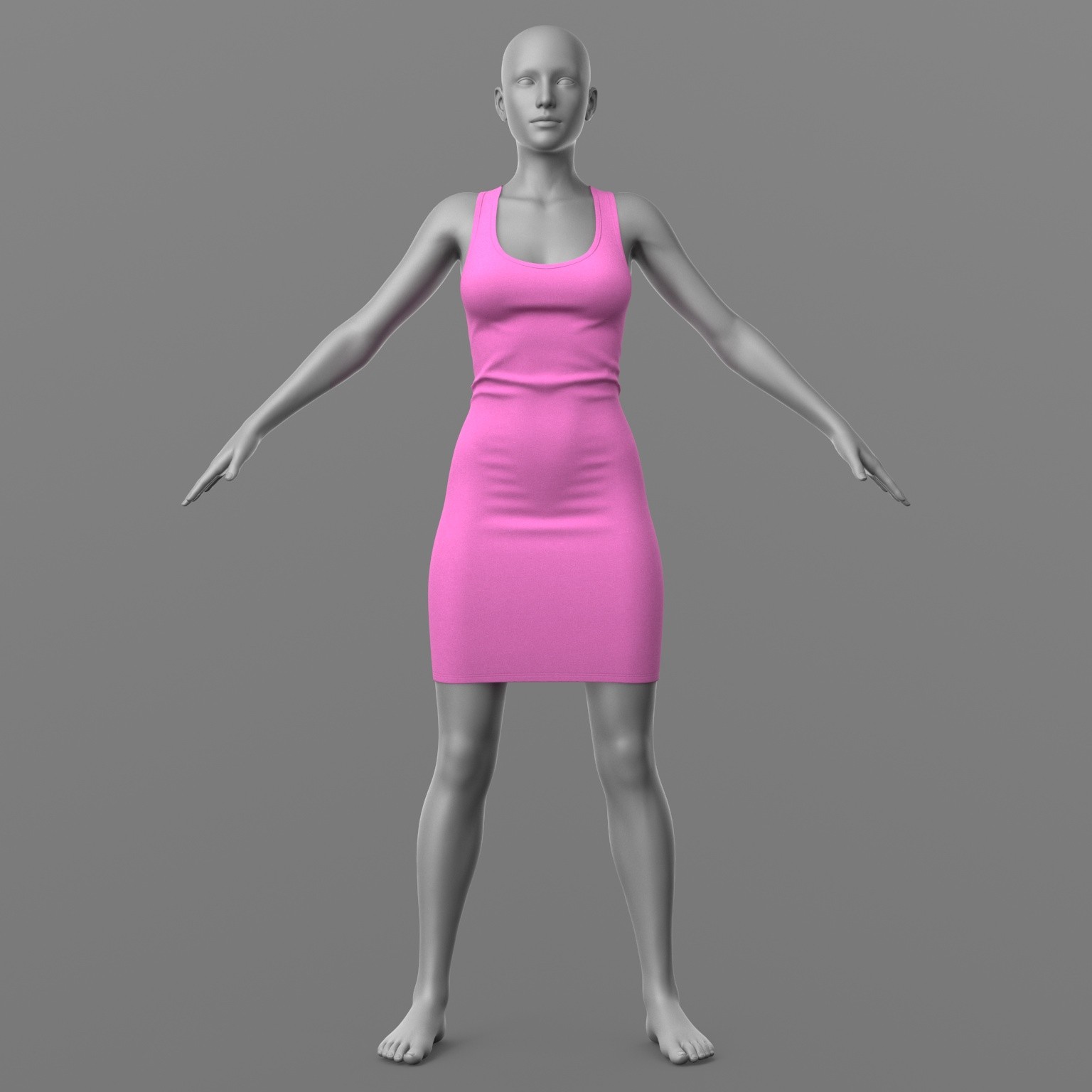 Tank Top Dress G8 Female by N/A