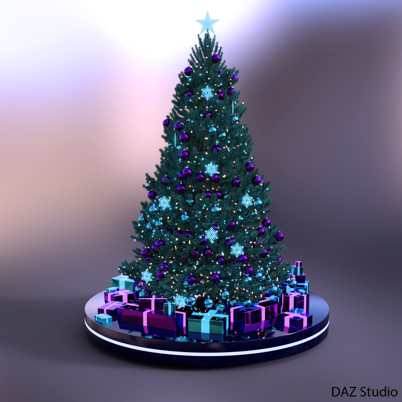 Cyberpunk Christmas Tree by N/A