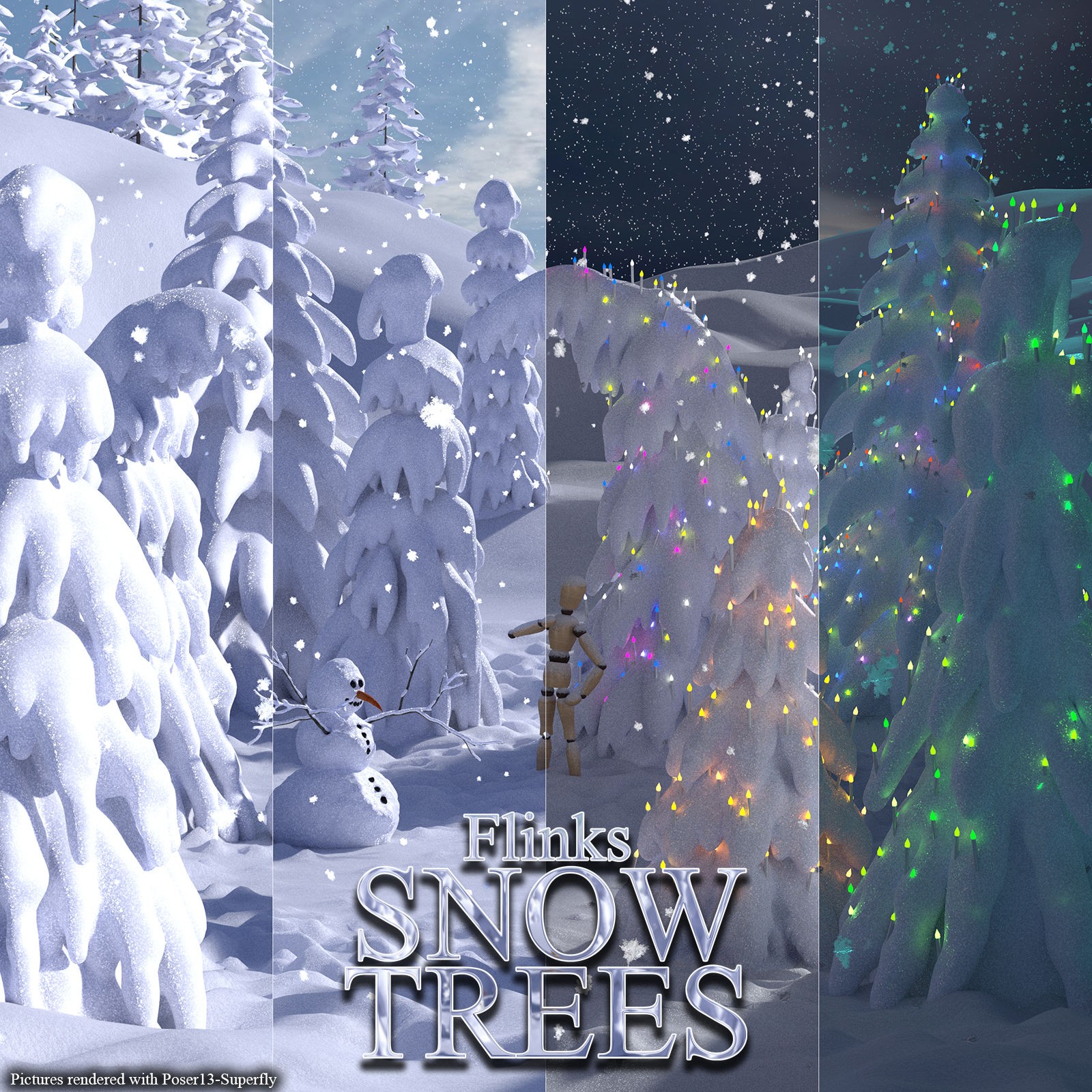 Flinks Snow Trees by N/A