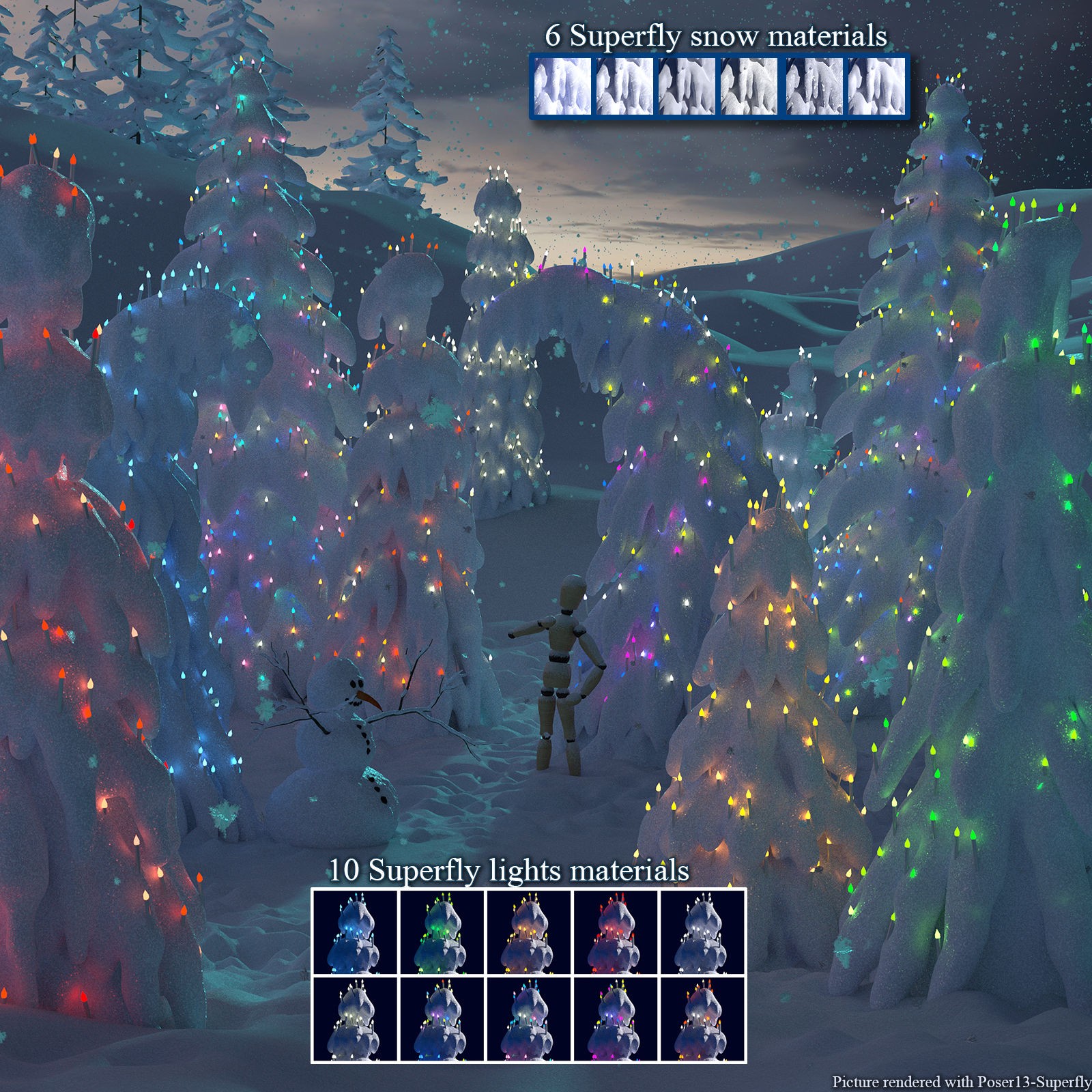 Flinks Snow Trees by N/A
