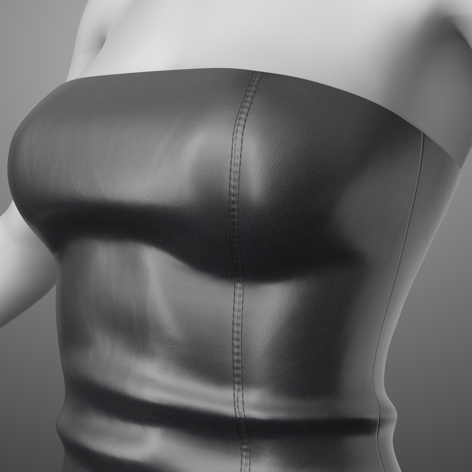 Leather Dress G8 Female by N/A