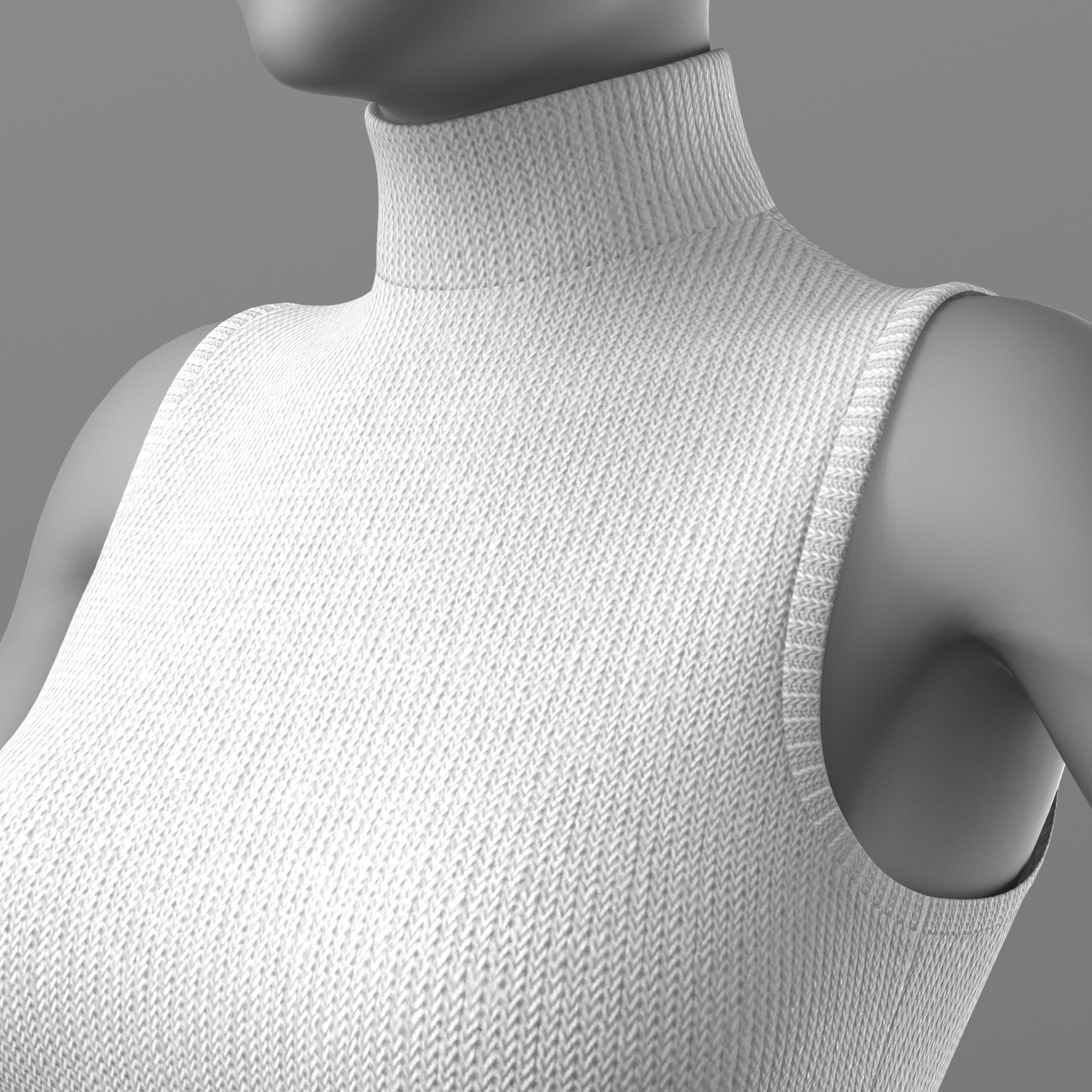Knitted Bodysuit and Stockings by N/A