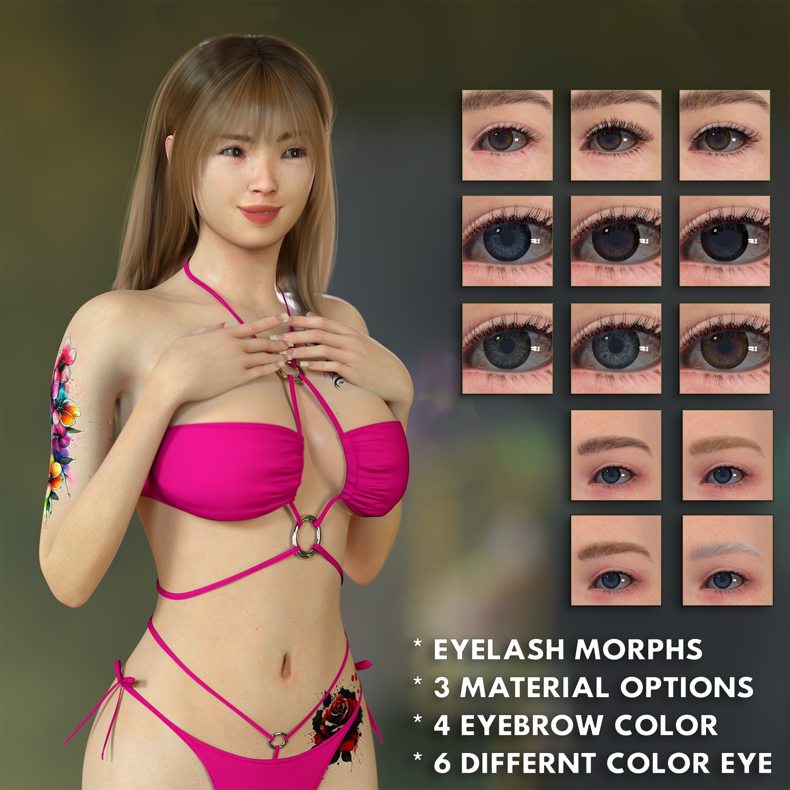 DD Ichika HR for Genesis 9 Female by N/A