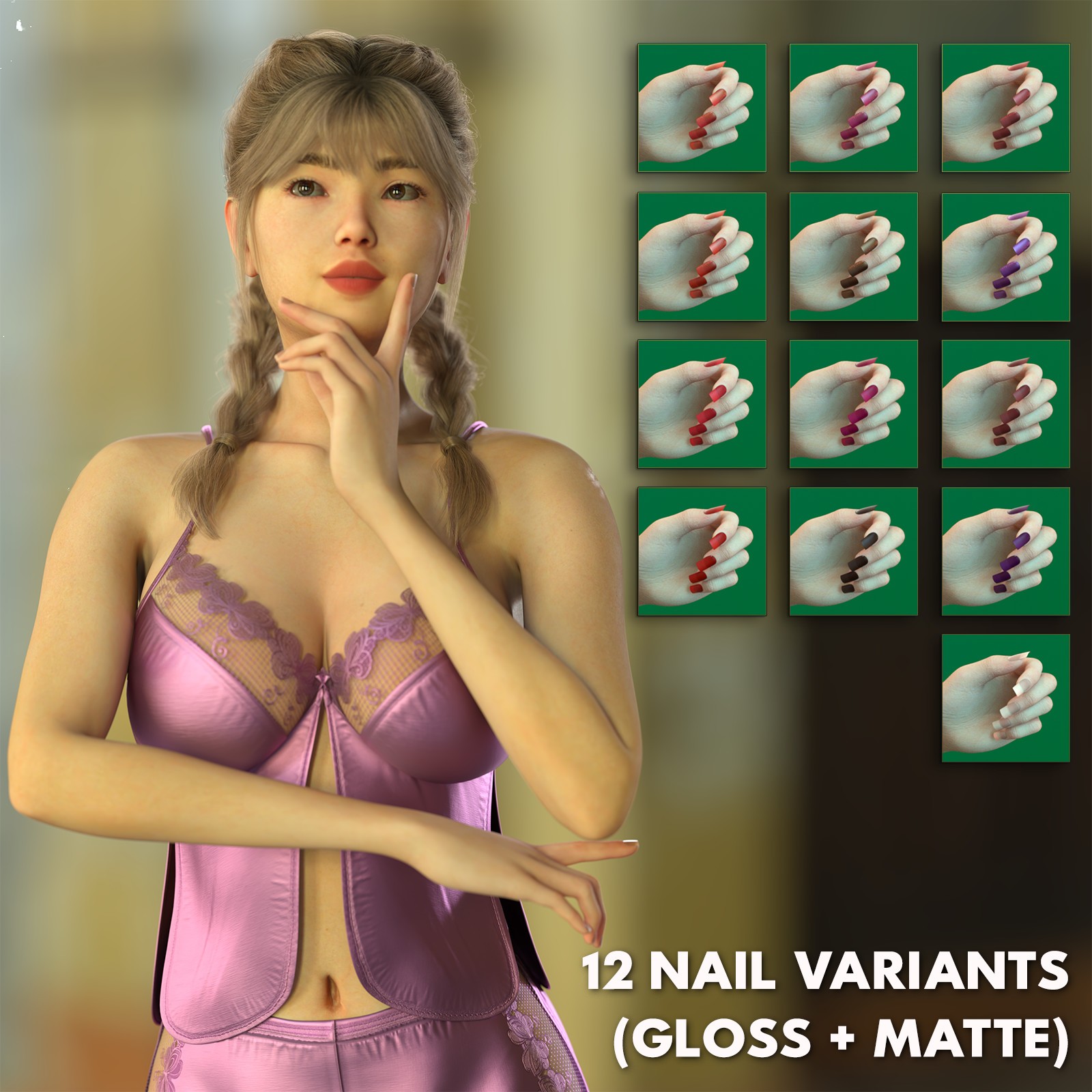DD Ichika HR for Genesis 9 Female by N/A