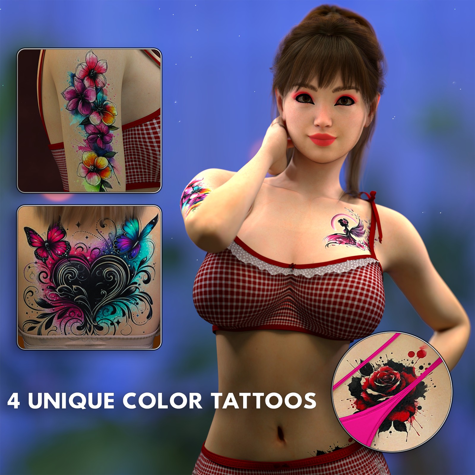 DD Ichika HR for Genesis 9 Female by N/A