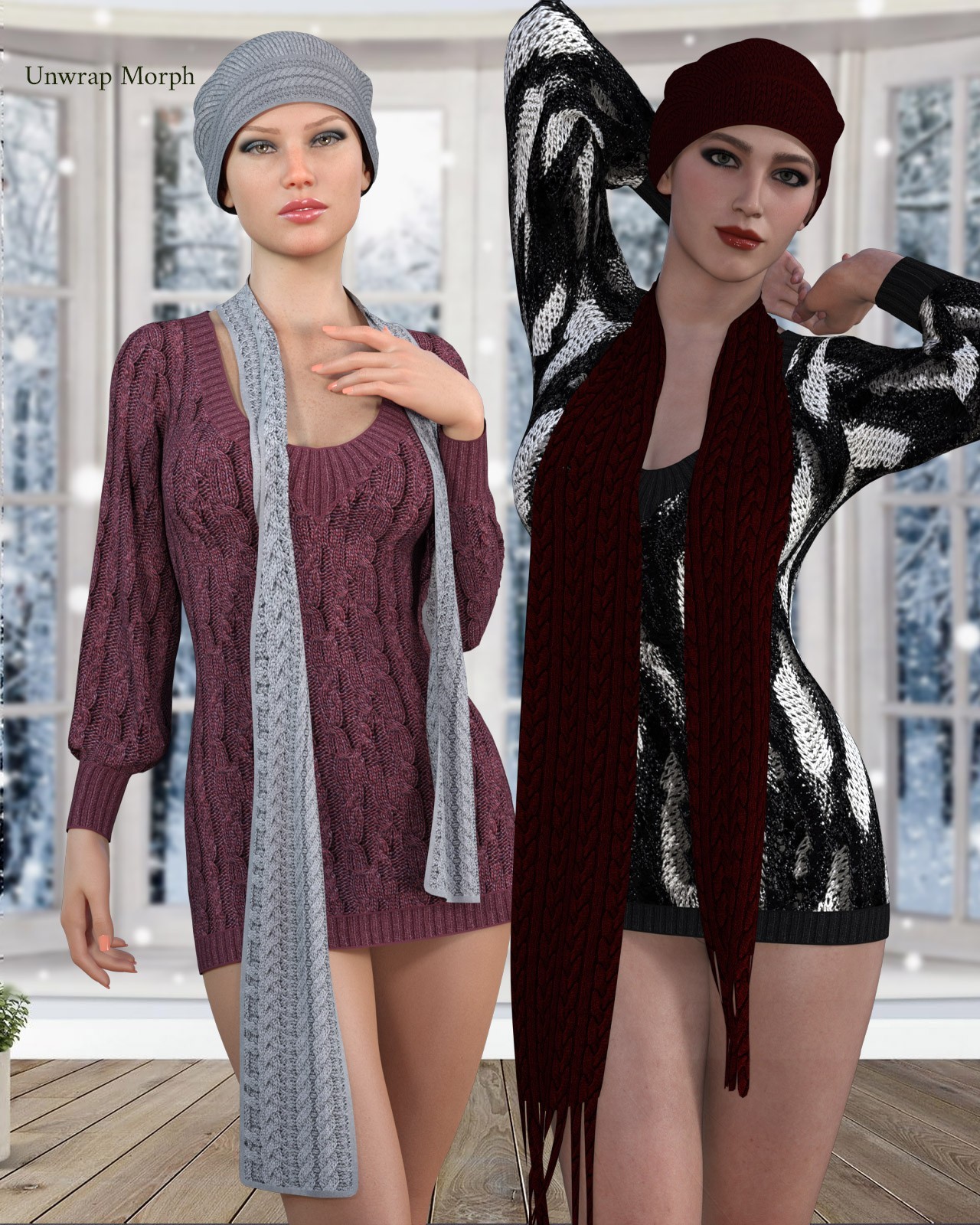 dforce - Winter Accessories - Genesis 8 and 9 by N/A