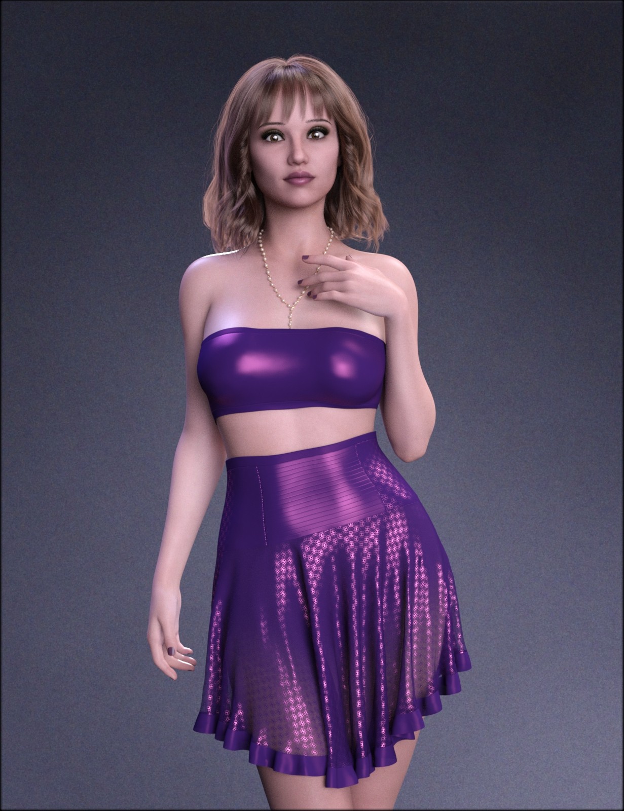 MbM Shimmer Outfit for Genesis 8 Female by N/A