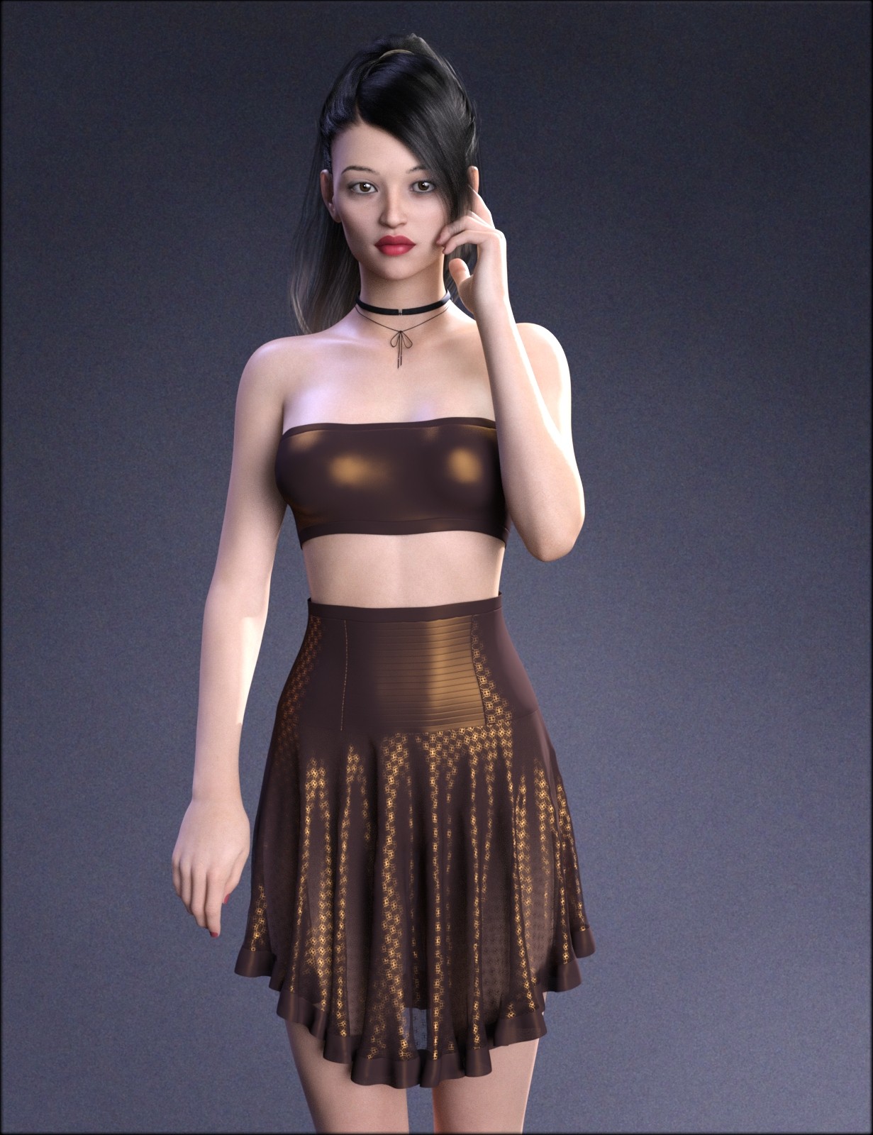 MbM Shimmer Outfit for Genesis 8 Female by N/A