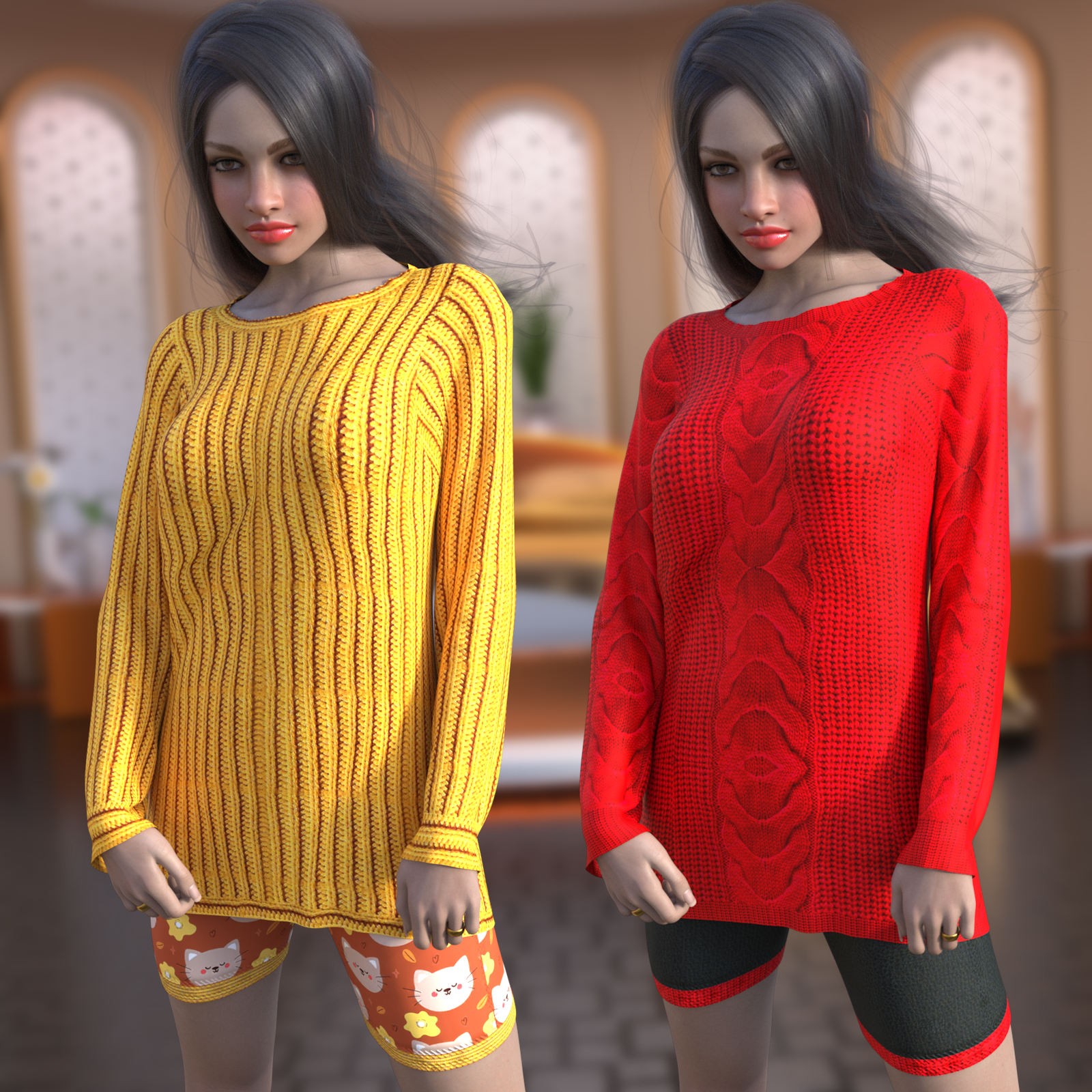 DA-Cozy for dForce Staycation for Genesis 9 and 8 Female by -Wolfie- by N/A