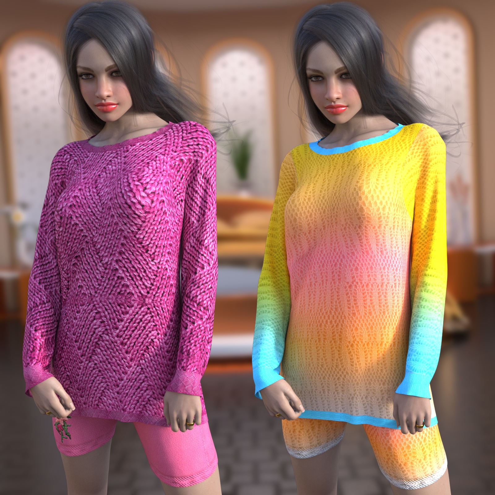 DA-Cozy for dForce Staycation for Genesis 9 and 8 Female by -Wolfie- by N/A