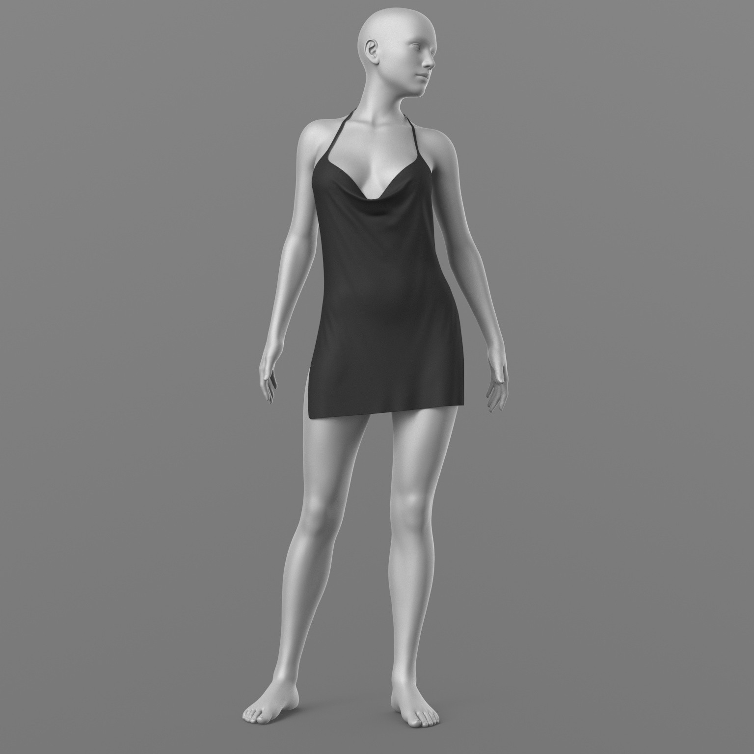 Short Dress 4v G8 Female by N/A