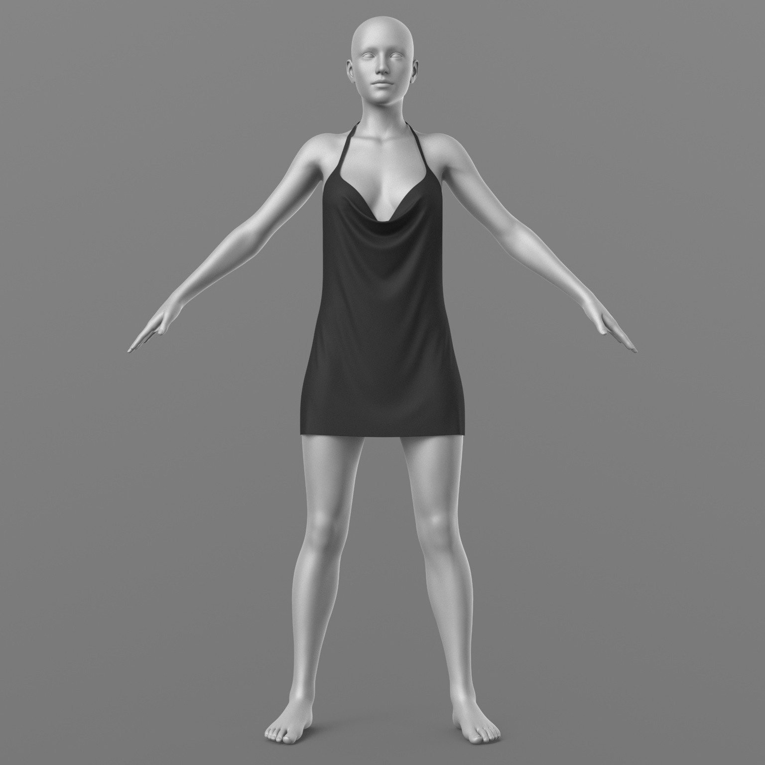 Short Dress 4v G8 Female by N/A