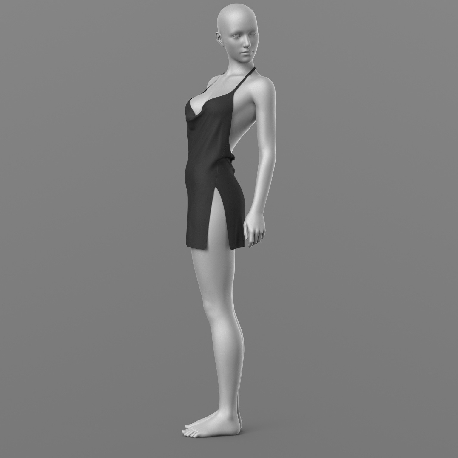 Short Dress 4v G8 Female by N/A