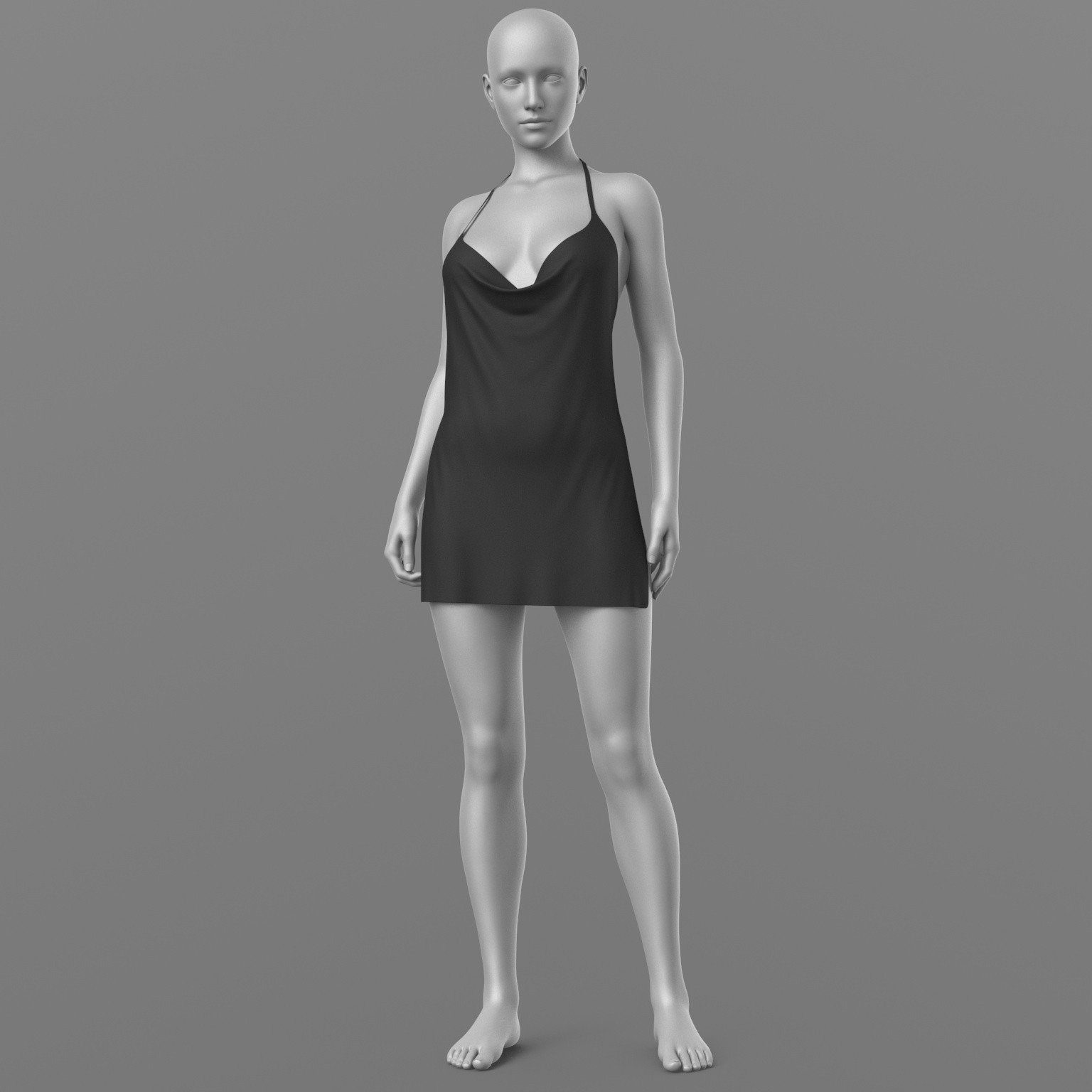 Short Dress 4v G8 Female by N/A