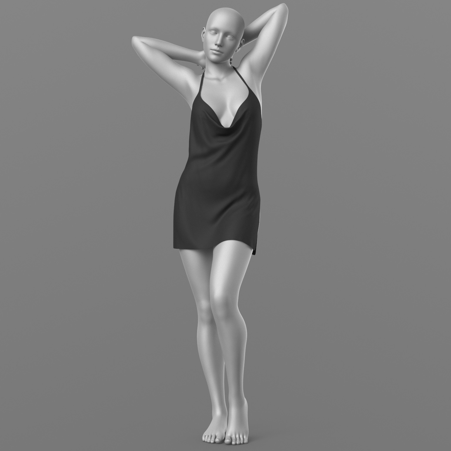 Short Dress 4v G8 Female by N/A