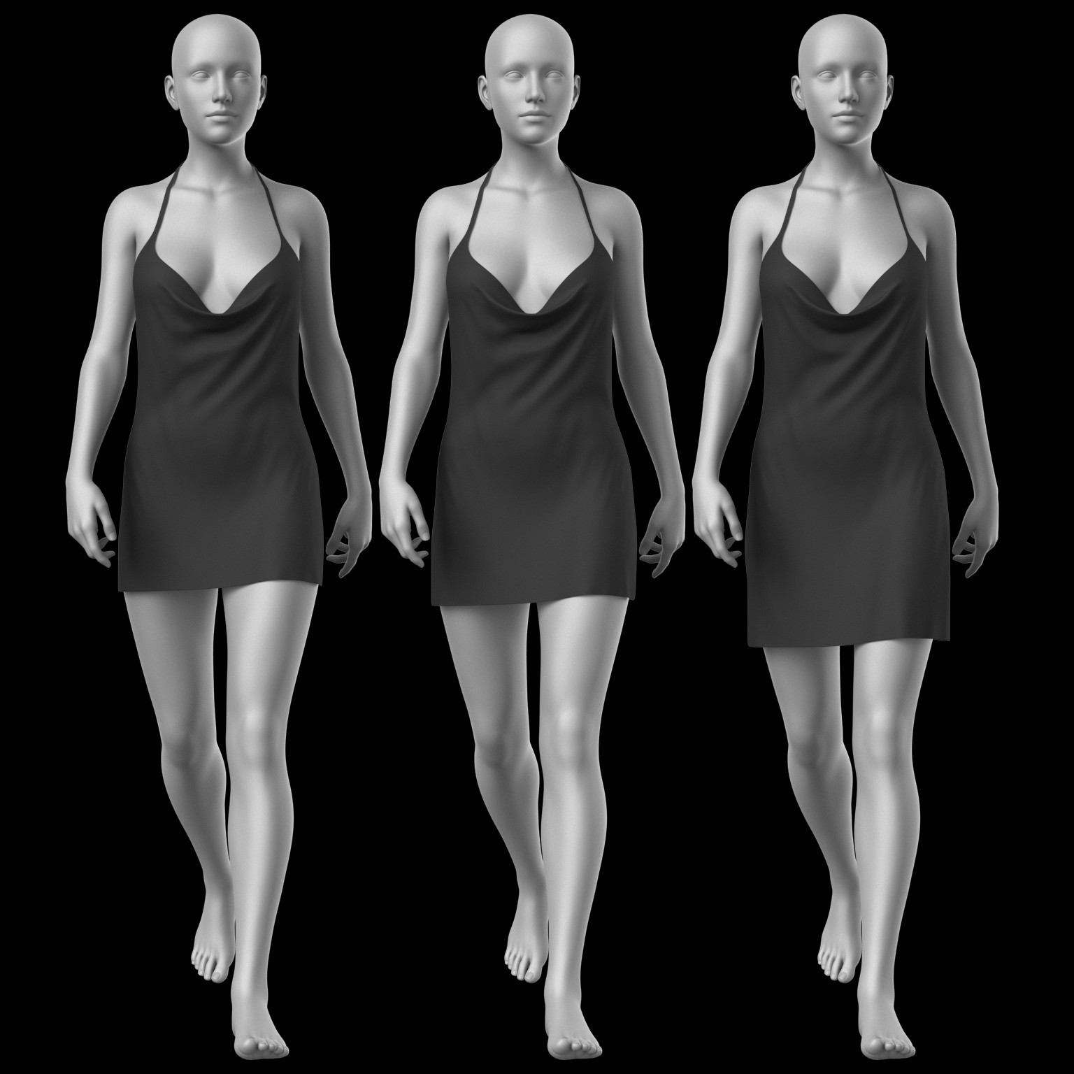 Short Dress 4v G8 Female by N/A