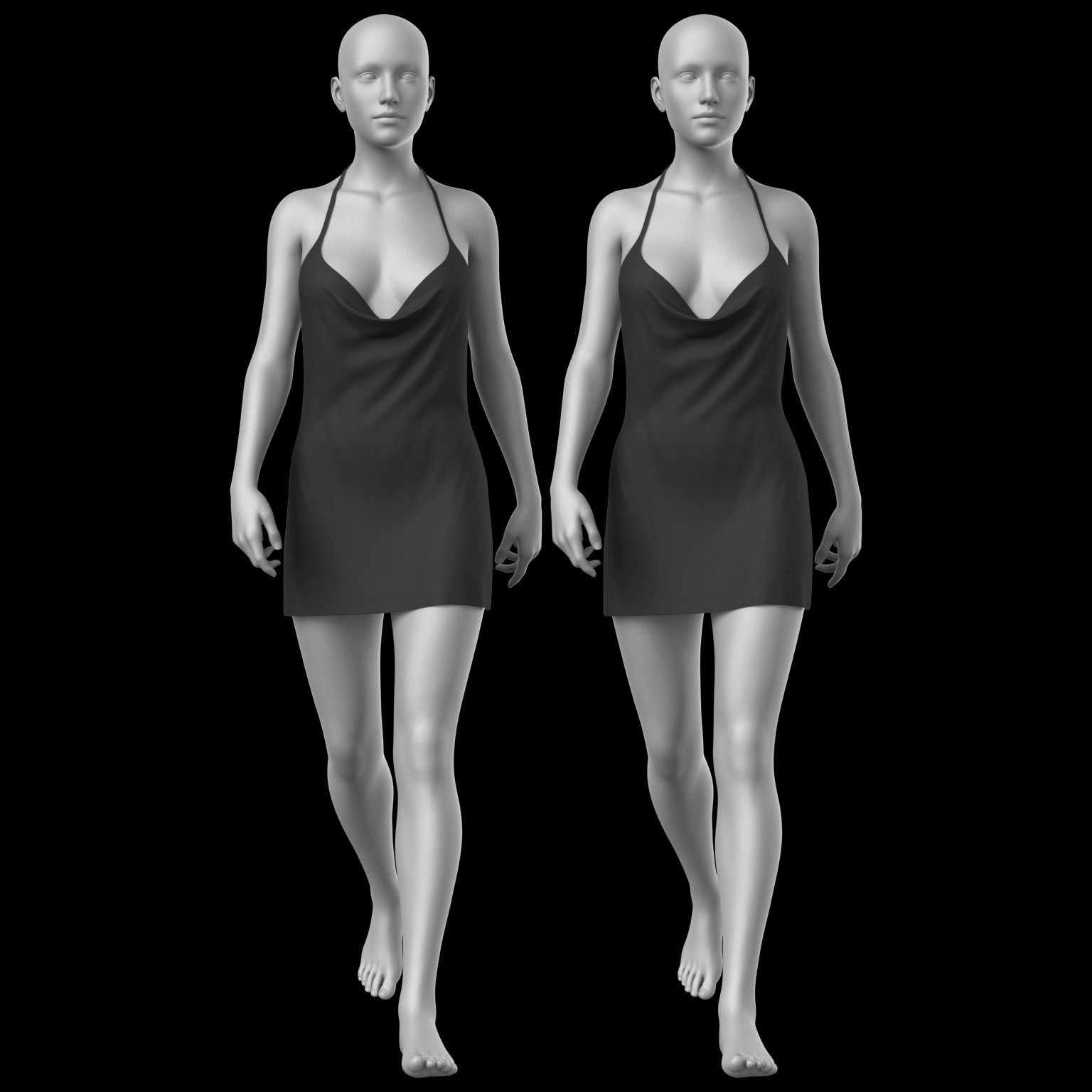 Short Dress 4v G8 Female by N/A
