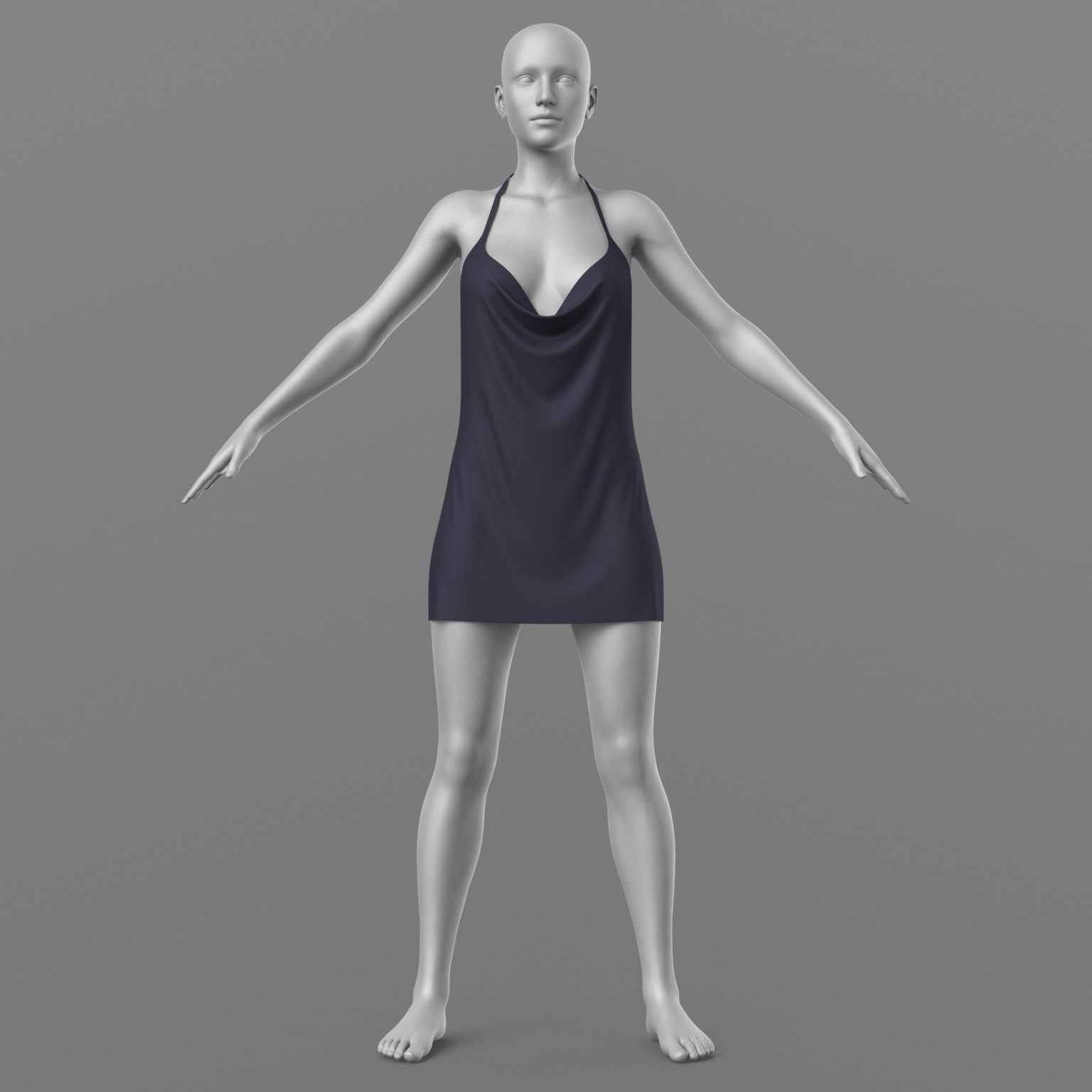 Short Dress 4v G8 Female by N/A