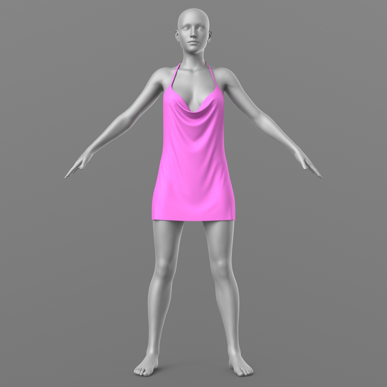 Short Dress 4v G8 Female by N/A