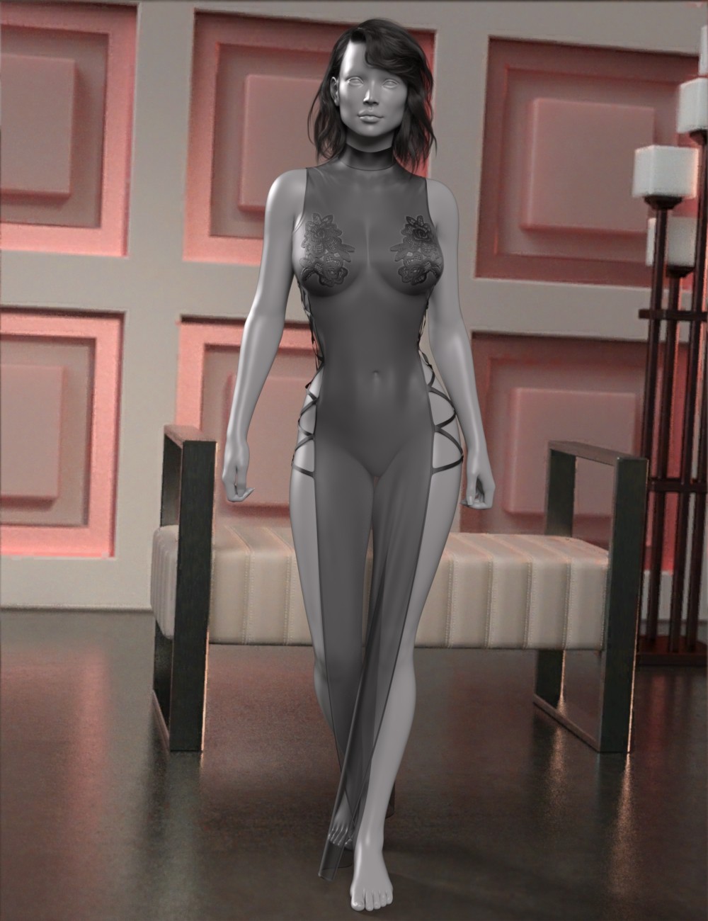 VERSUS - Dress Ribbons G8 Female by N/A