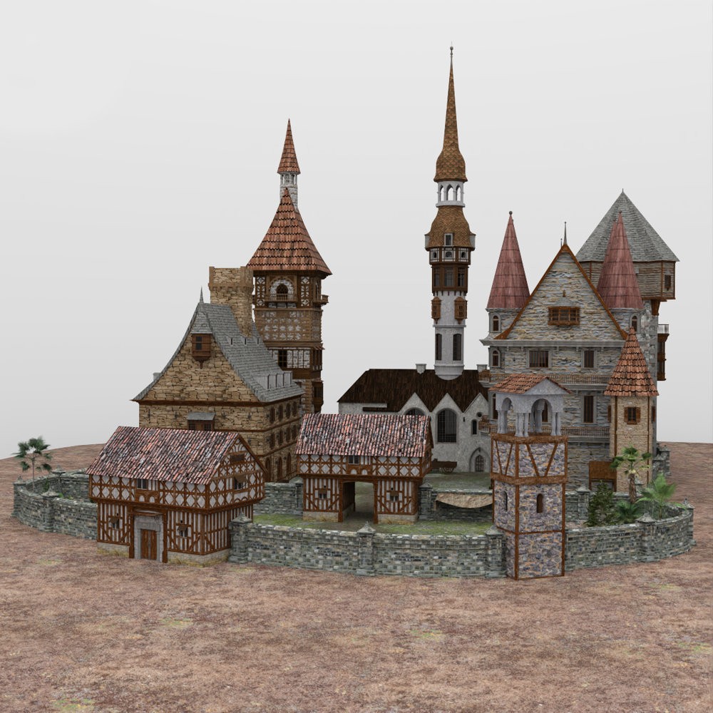 Medieval Manor for DAZ Studio by N/A