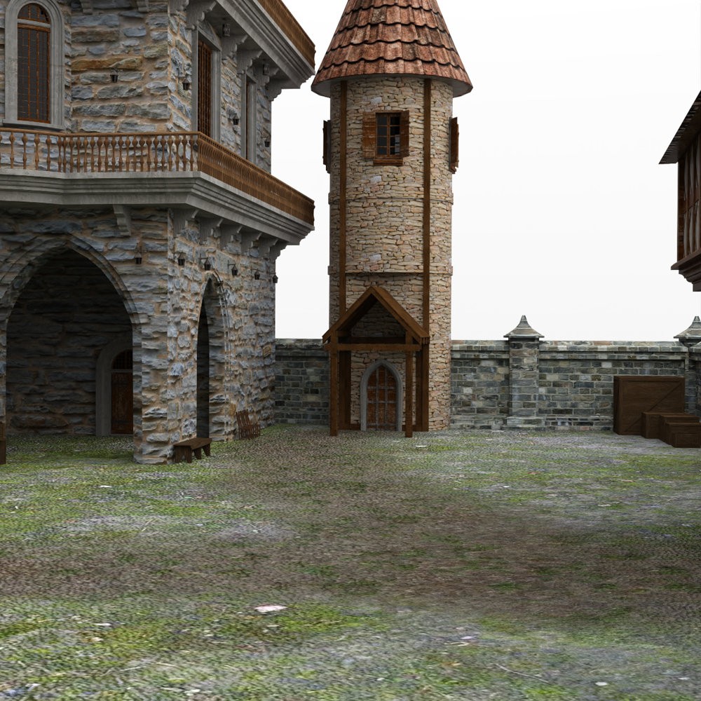 Medieval Manor for DAZ Studio by N/A
