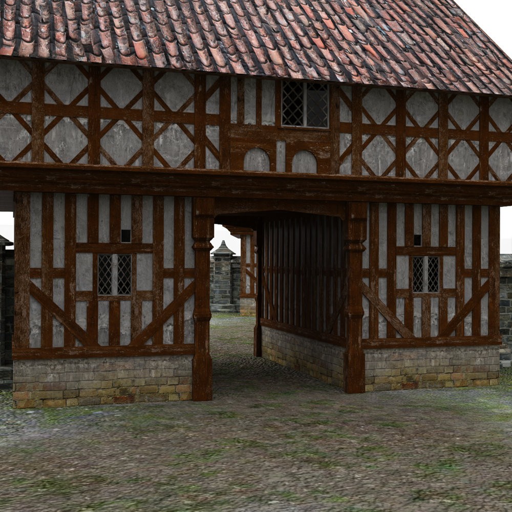 Medieval Manor for DAZ Studio by N/A