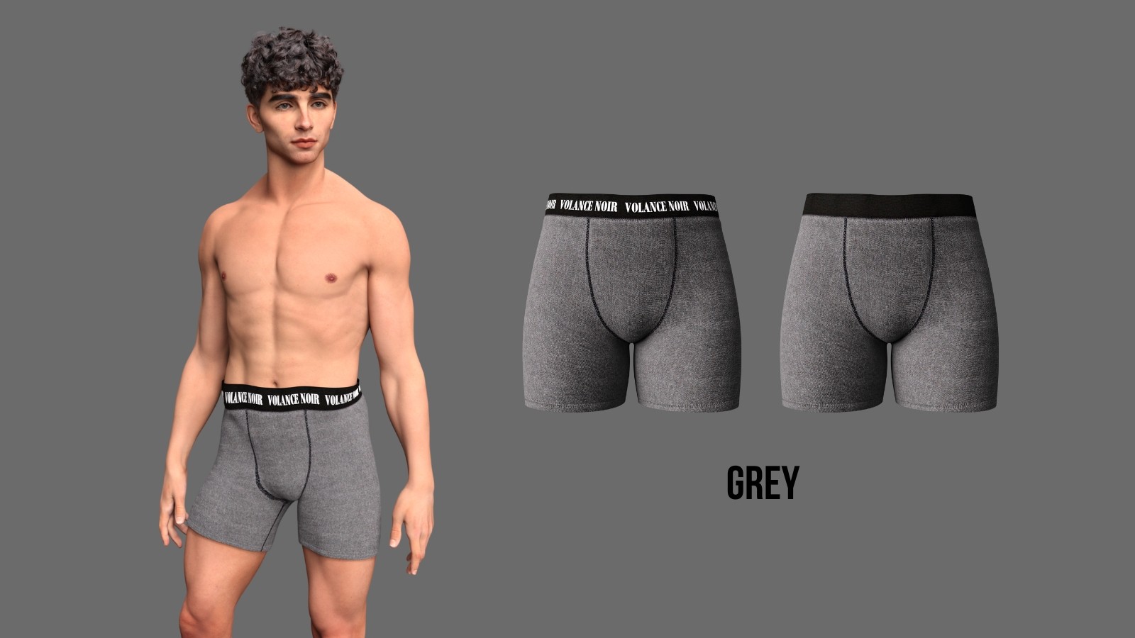 Apex Trunk – Boxer Shorts for Genesis 9 Male by N/A