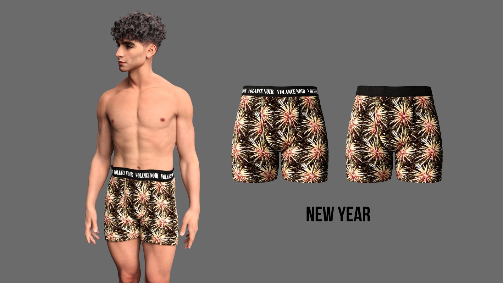 Apex Trunk – Boxer Shorts for Genesis 9 Male by N/A