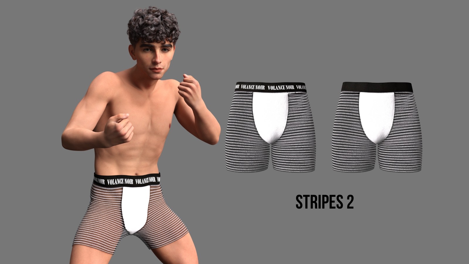 Apex Trunk – Boxer Shorts for Genesis 9 Male by N/A