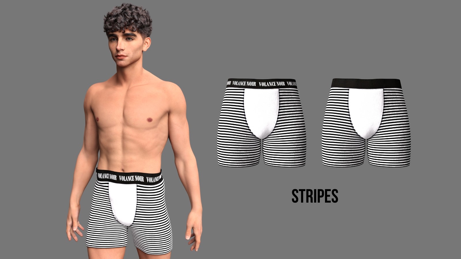 Apex Trunk – Boxer Shorts for Genesis 9 Male by N/A
