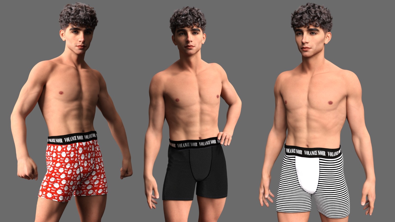 Apex Trunk – Boxer Shorts for Genesis 9 Male by N/A