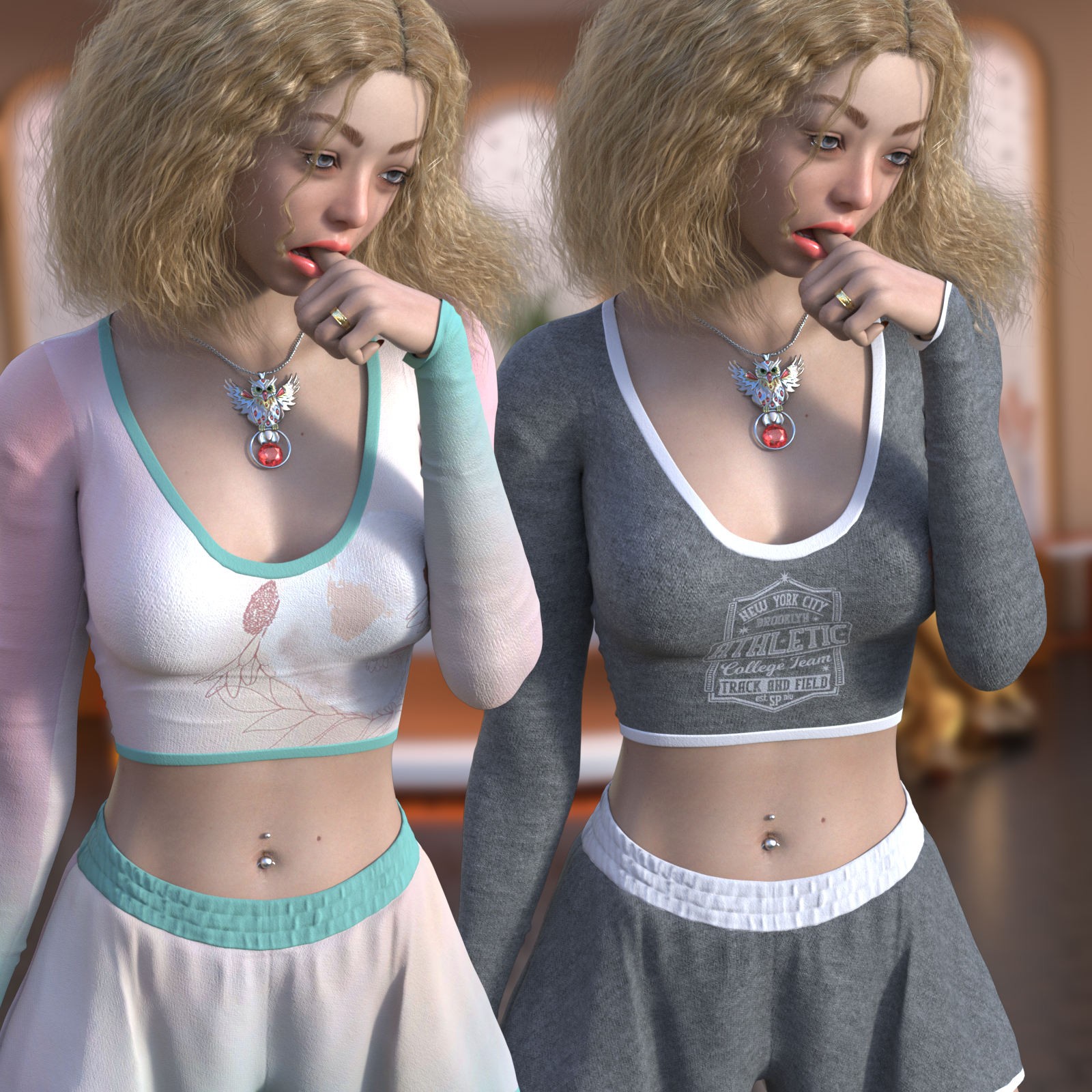 DA-GoodNight for Bella Pajamas for G8/8.1 Females by Rhiannon by N/A