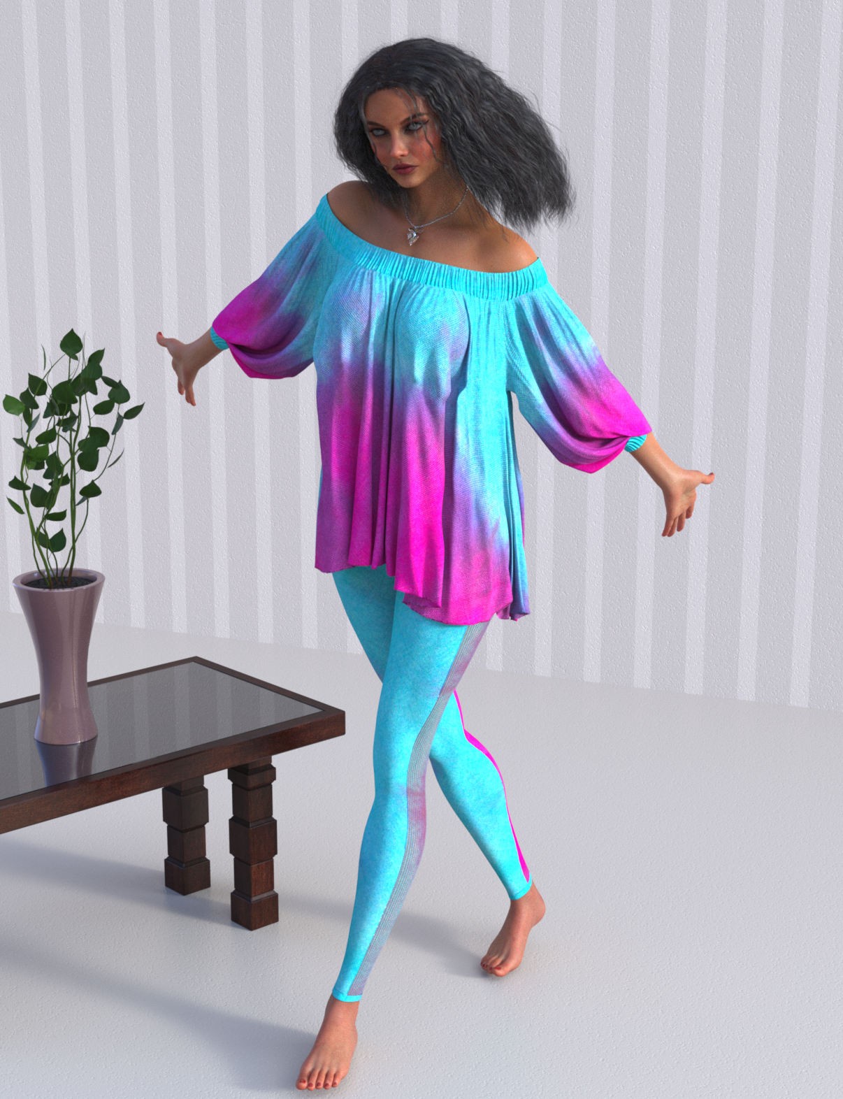 DA-NightandDay for MbM Breezy Fall Outfit for Genesis 8 Female by Heatherlly by N/A