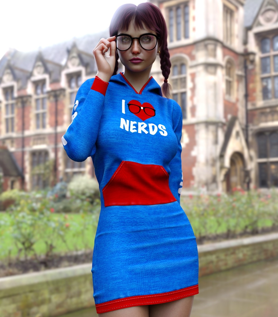 7th Ave:  dForce Cutie Hoodie Dress for G8s by N/A