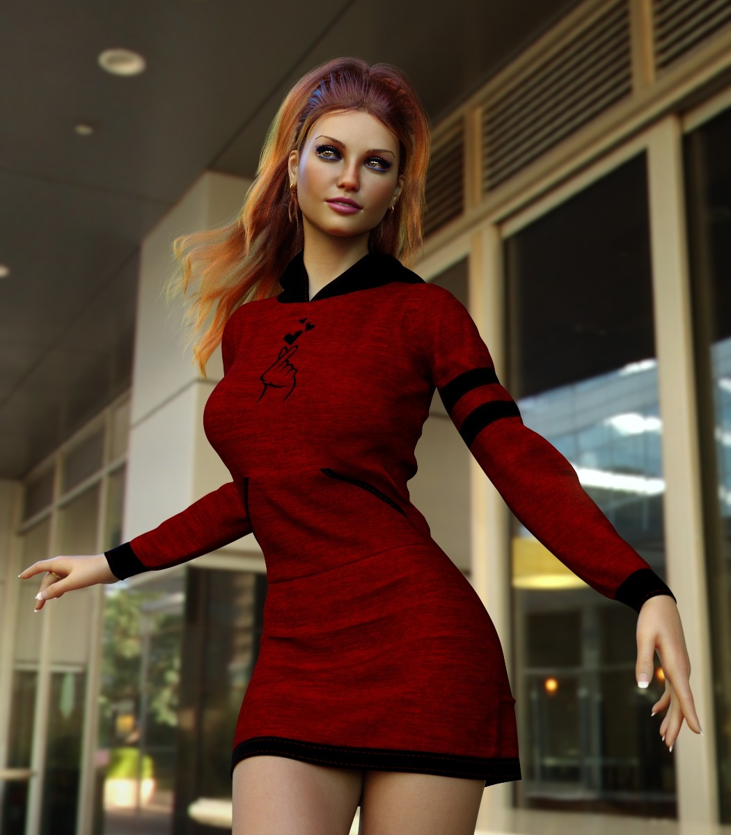 7th Ave:  dForce Cutie Hoodie Dress for G8s by N/A