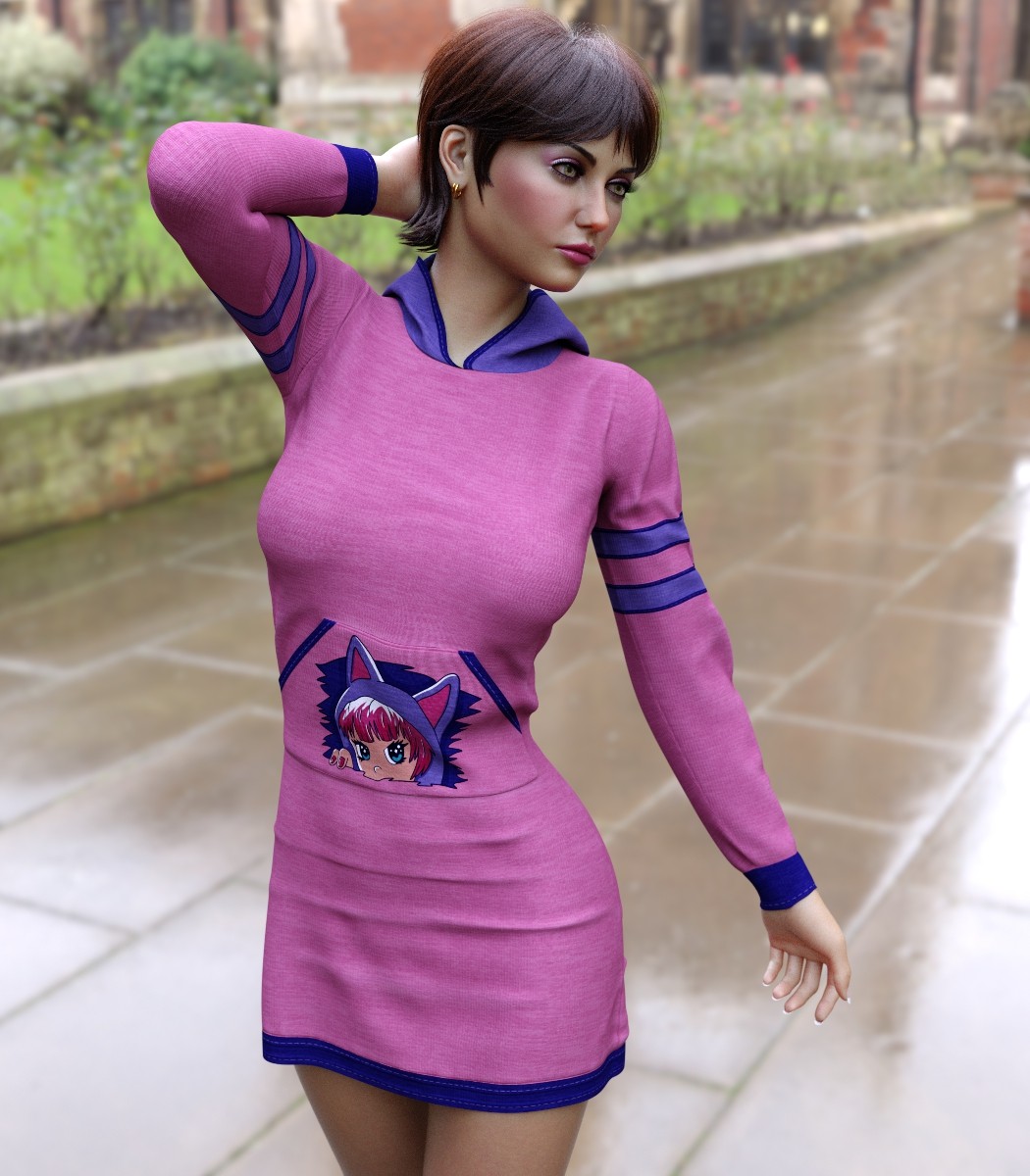 7th Ave:  dForce Cutie Hoodie Dress for G8s by N/A