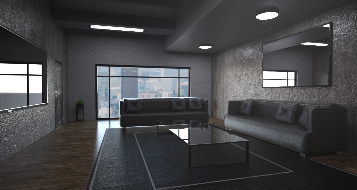 Condo Room Interior for DS Iray by N/A