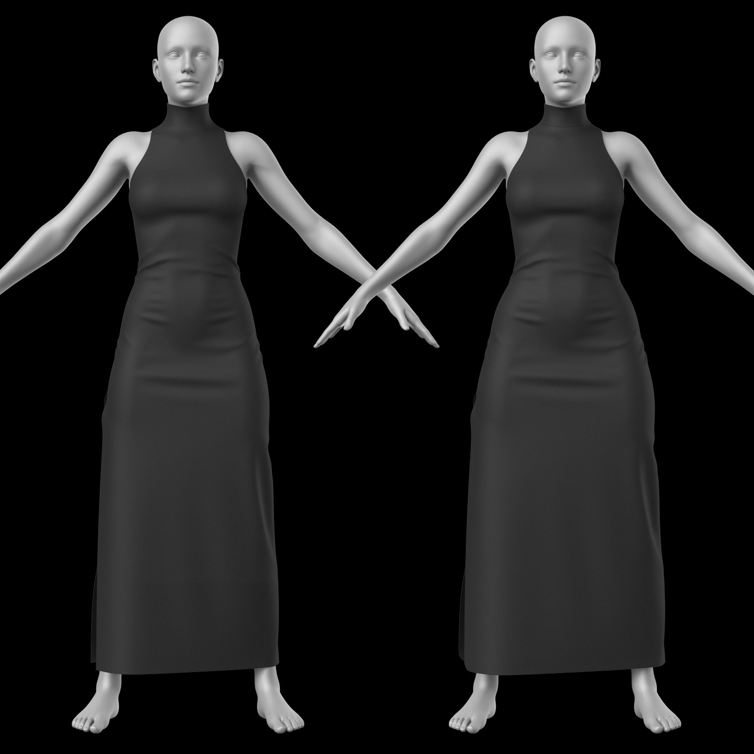 Evening Dress G8 Female by N/A