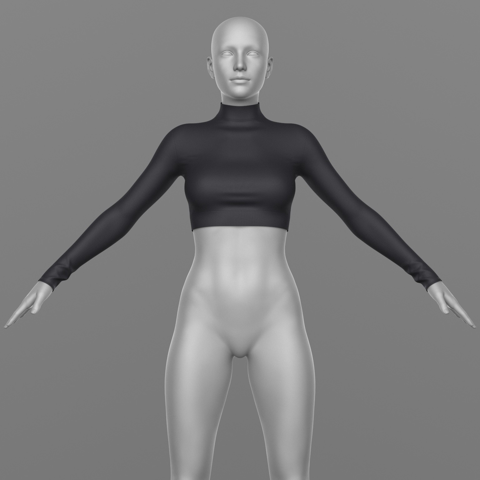 Sports Shorts and Long Sleeve Top G8 Female by N/A