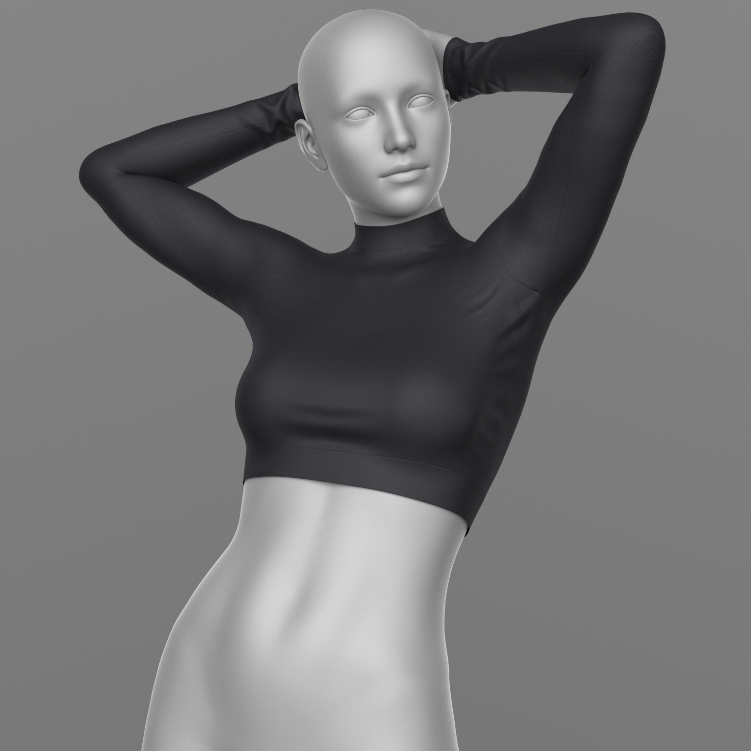 Sports Shorts and Long Sleeve Top G8 Female by N/A