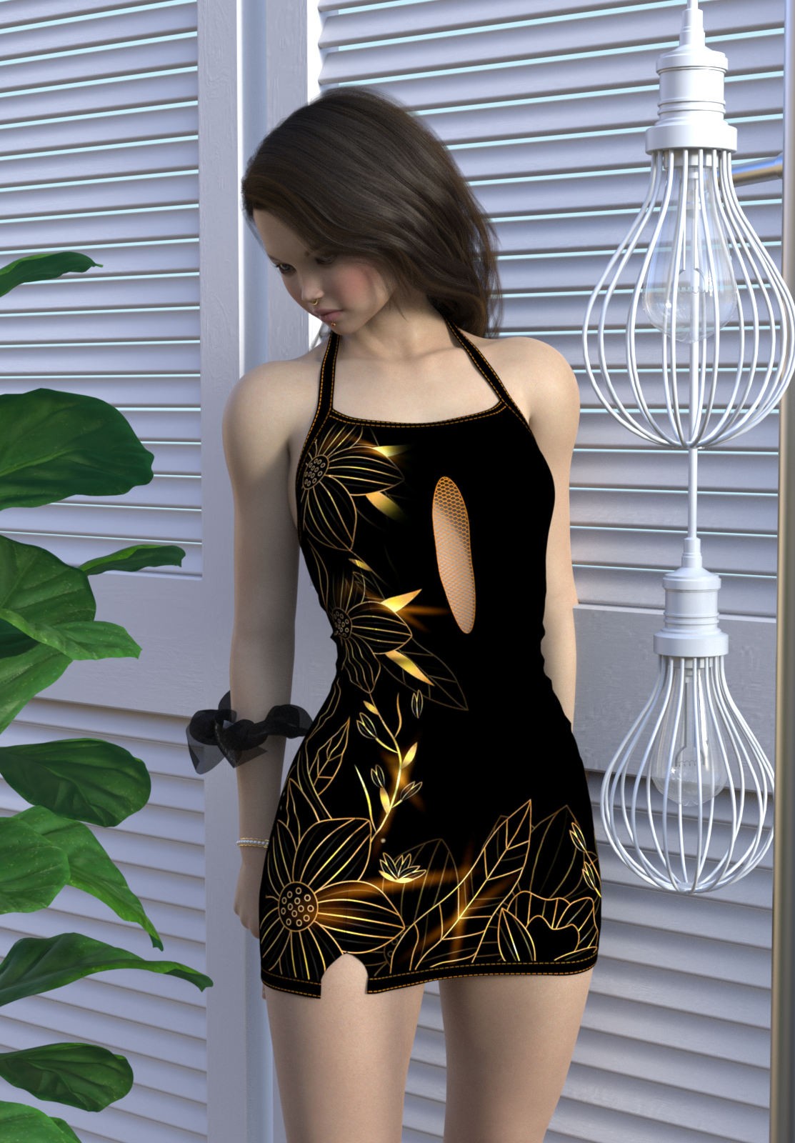 DA-Trendy for dForce Little Sas Dress G8FG8.1F by Sveva by N/A