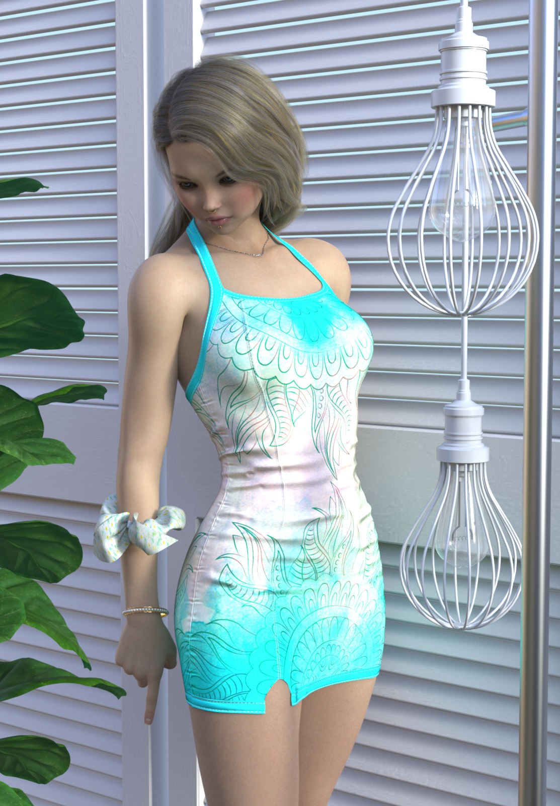 DA-Trendy for dForce Little Sas Dress G8FG8.1F by Sveva by N/A