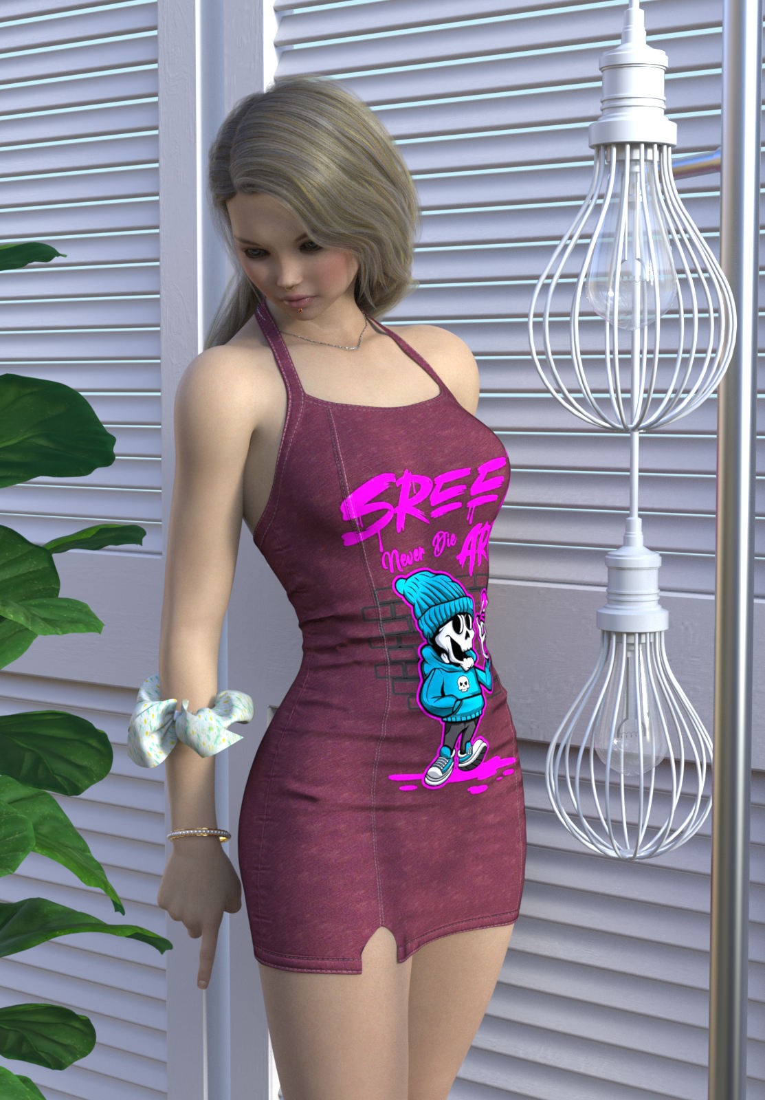 DA-Trendy for dForce Little Sas Dress G8FG8.1F by Sveva by N/A