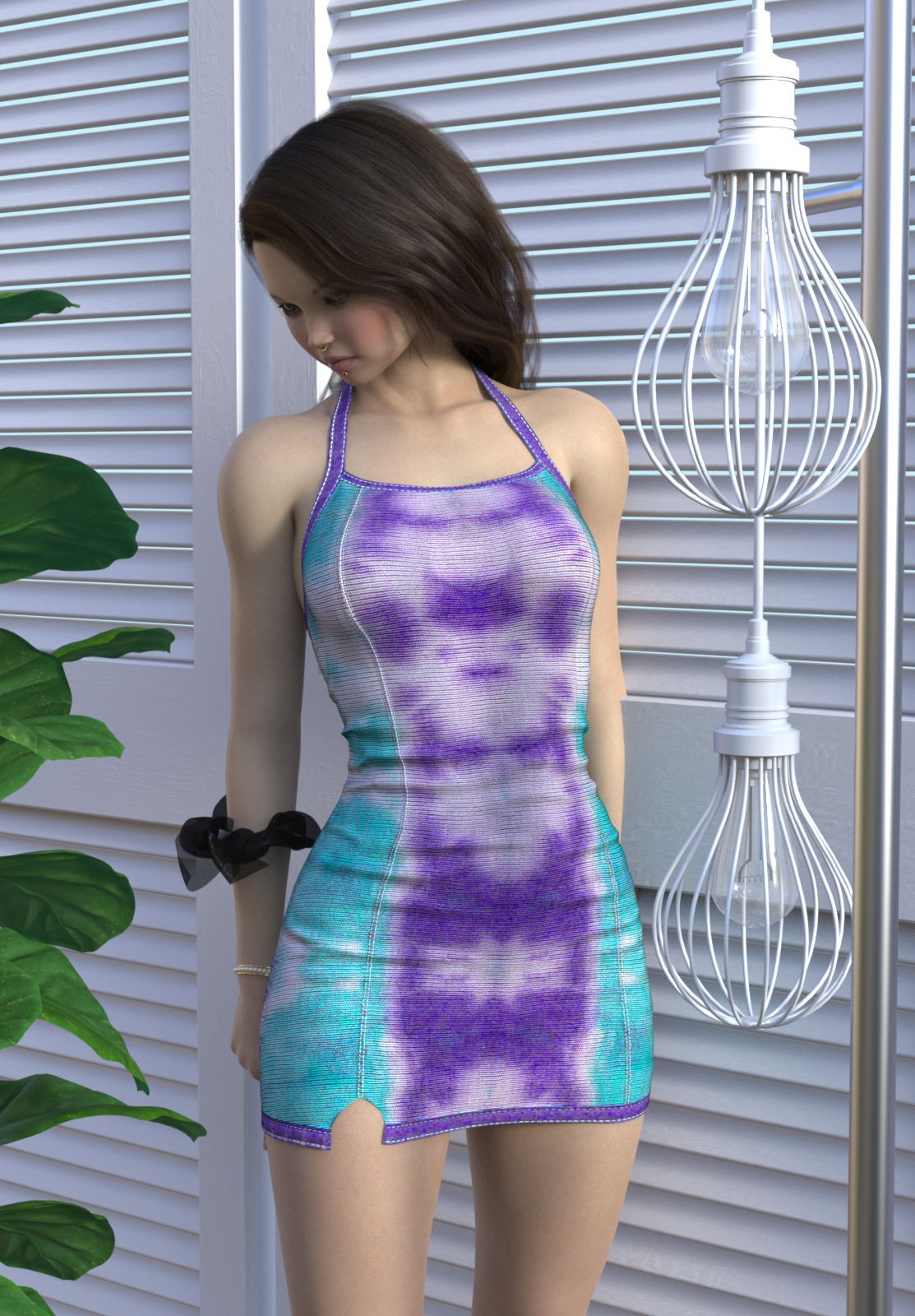 DA-Trendy for dForce Little Sas Dress G8FG8.1F by Sveva by N/A