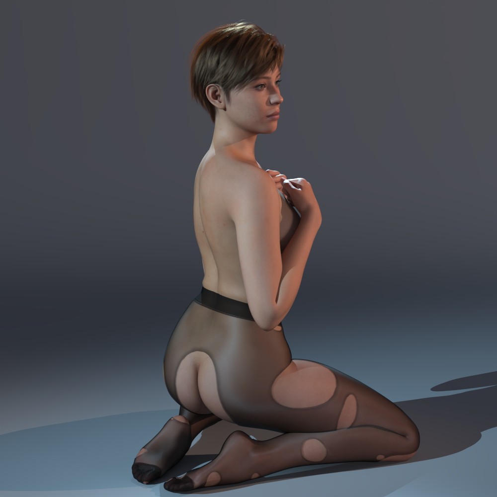 Torn Sheer Tights for Genesis 9 by N/A